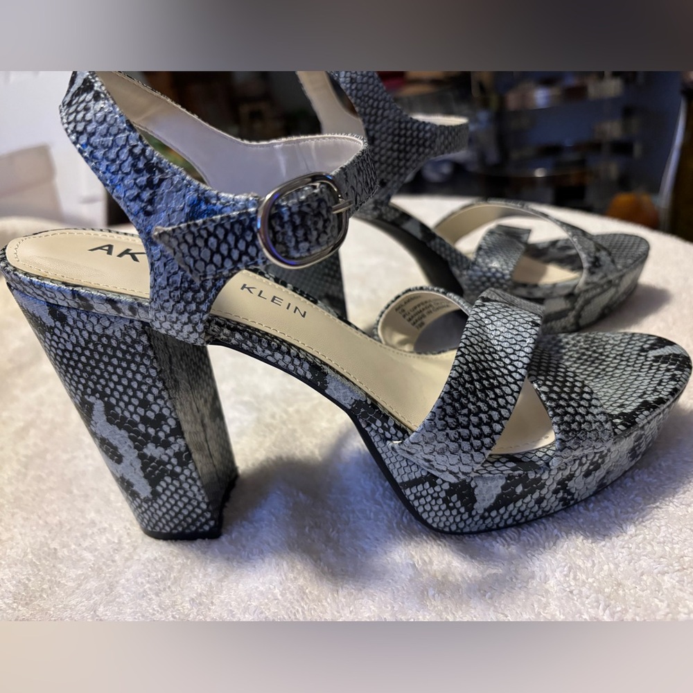 Brand New Super Stylish Heels By ANNE KLEIN - Size 10 - Heel Height 5” - box 56 - Picture 1 of 8